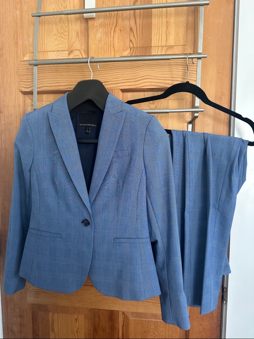 Banana Republic Light Blue Women's Two-Piece Suit